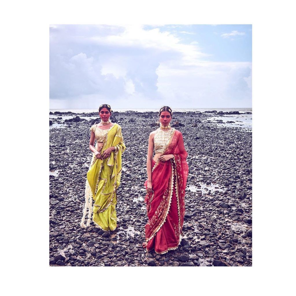 Decadent lehengas and handpainted dupattas, gota gets a millennial makeover with Itrh