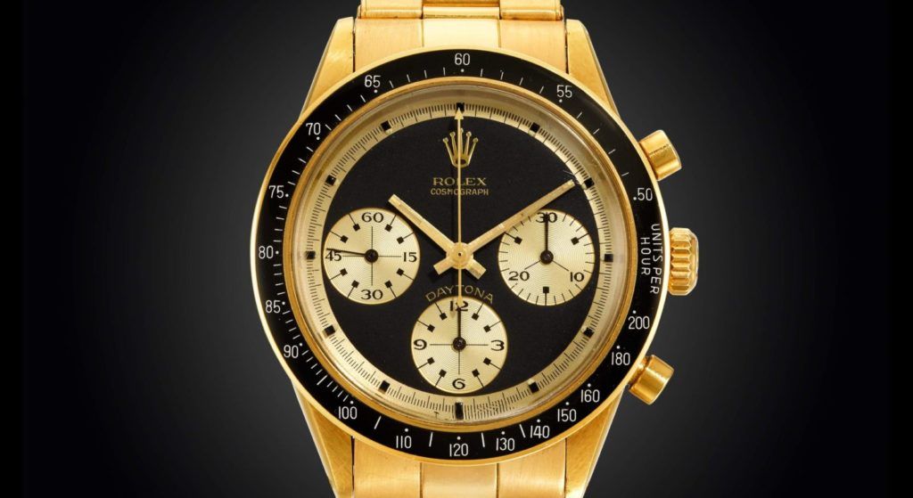 Rolex Daytona, the most expensive watch ever sold in an online auction