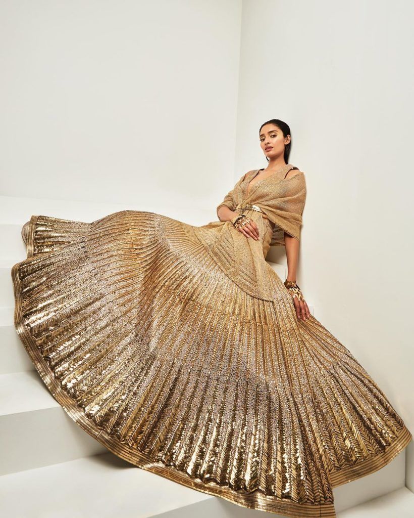Go for gold: Hautest lehengas to bling-up your bridal look