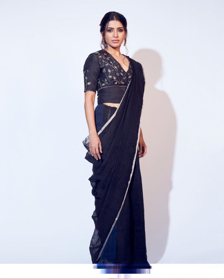 Samantha Akkineni sari looks are an inspiration for handloom lovers