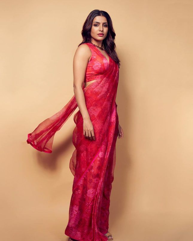 Samantha Akkineni's sari looks