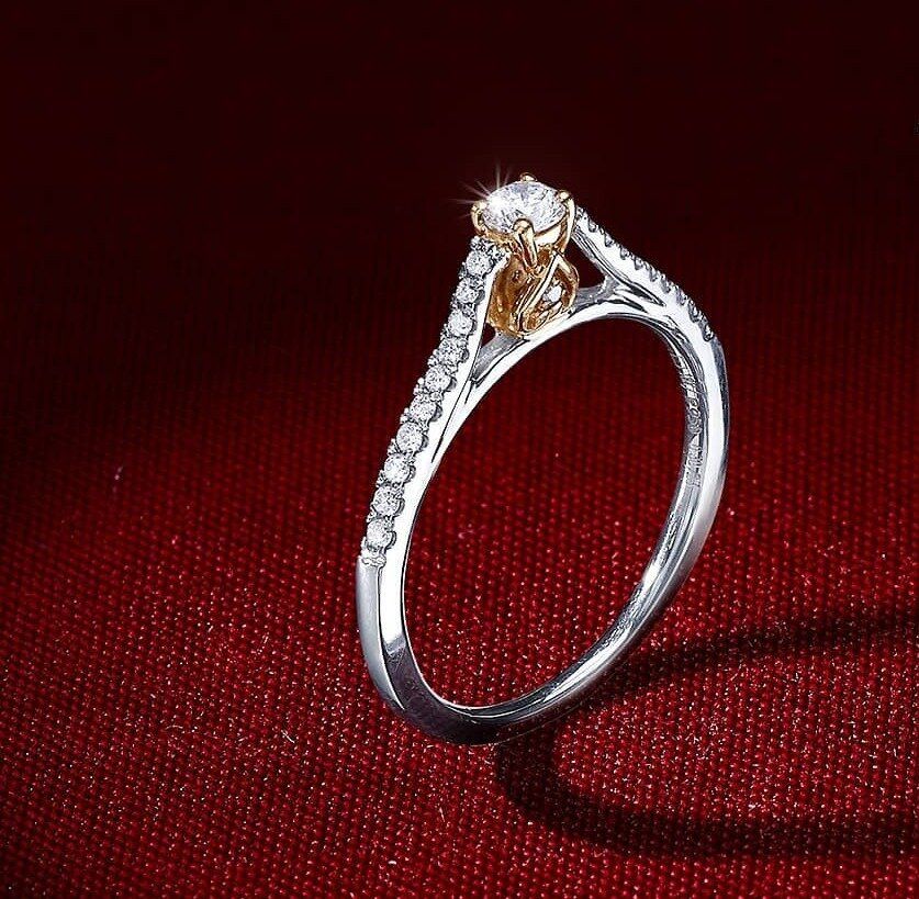 Buy Forever Yours Diamond Couple's Finger Bands Online | ORRA
