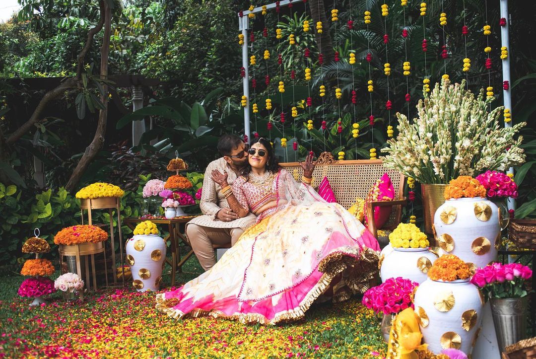 Swings, glasshouses and wicker chairs: Mehendi seating ideas for new-age brides