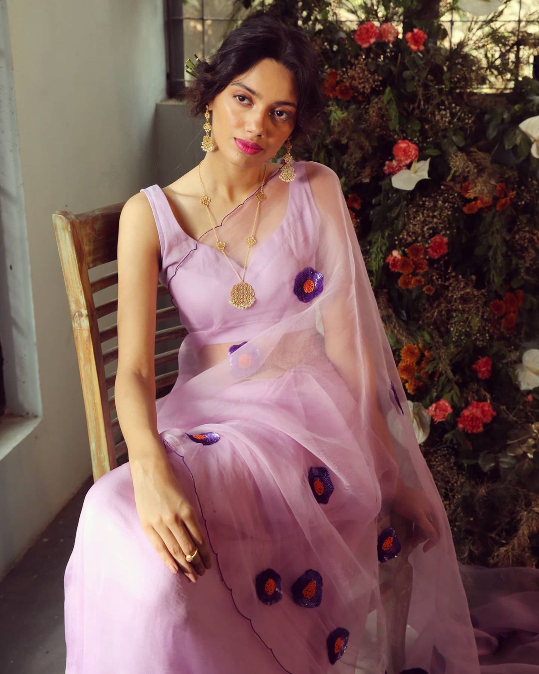 Where to find the enviable organza sari that everyone is loving