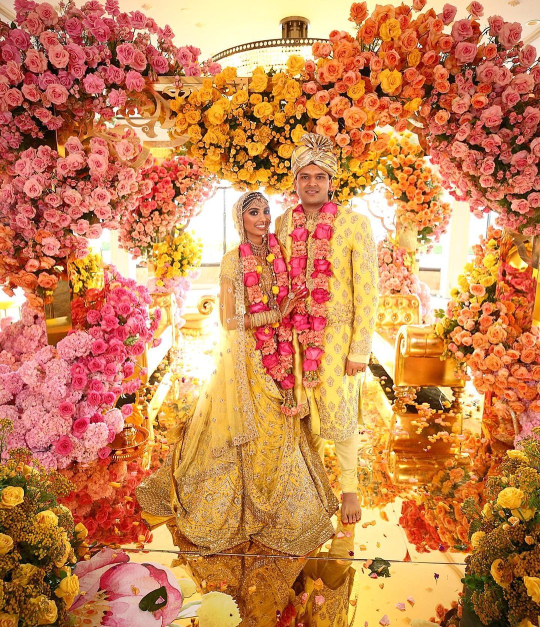 Royal Indian Wedding Flower Decorations