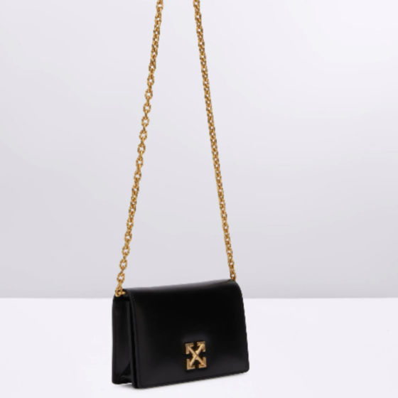 Shop PRADA Casual Style Nylon 2WAY Chain Plain Leather Elegant