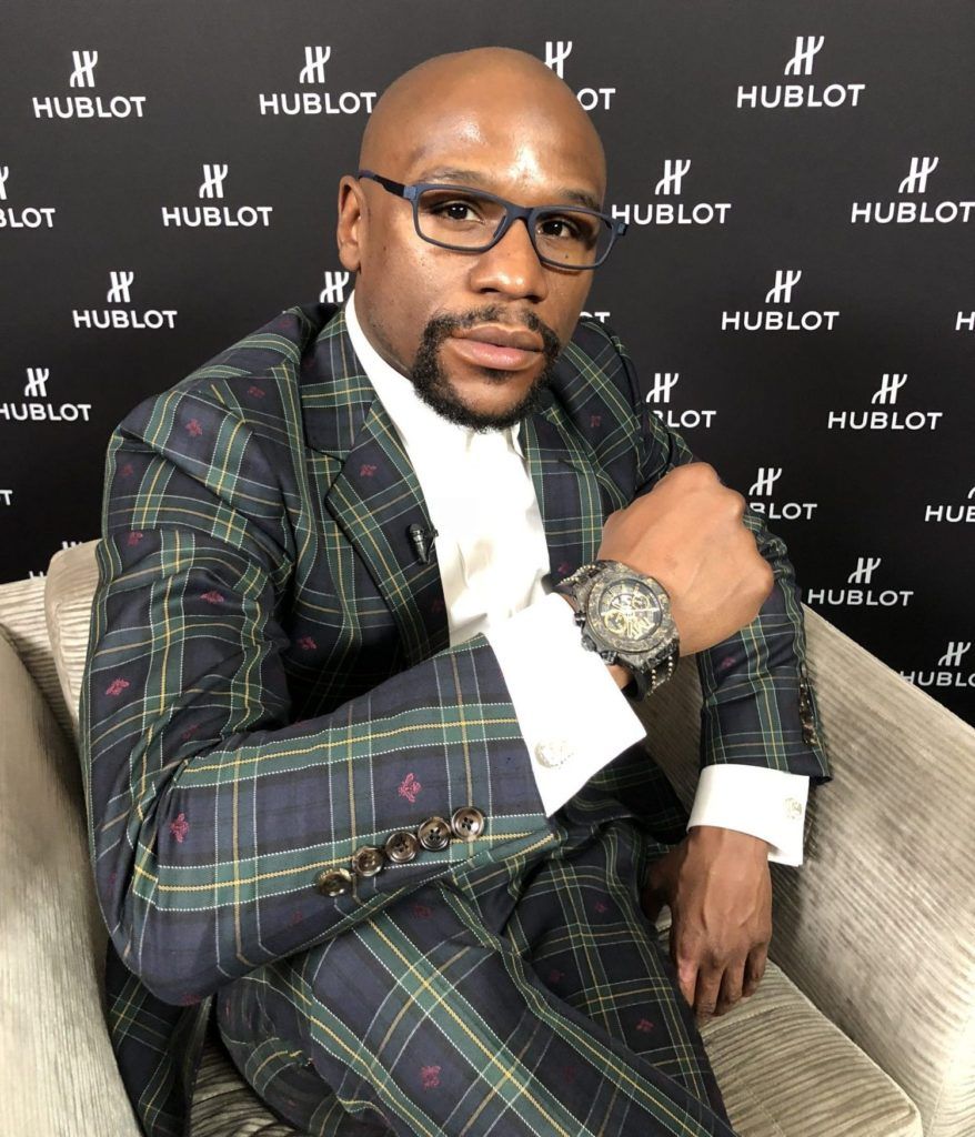 Billionaire Floyd Mayweather Flaunts New Diamond Watch Added to