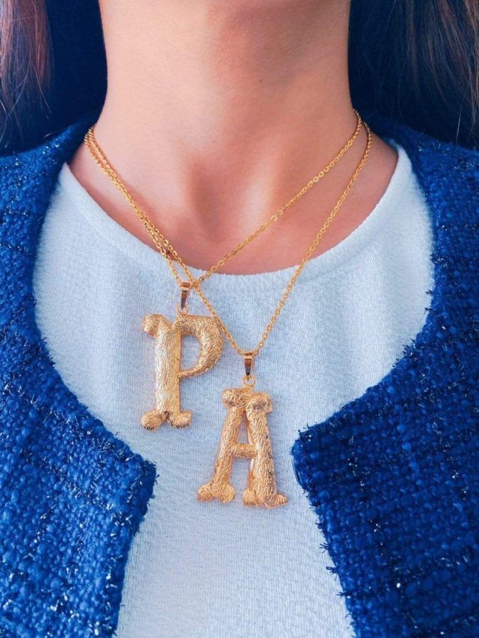Practice your ABC’s with these chic alphabet jewellery pieces