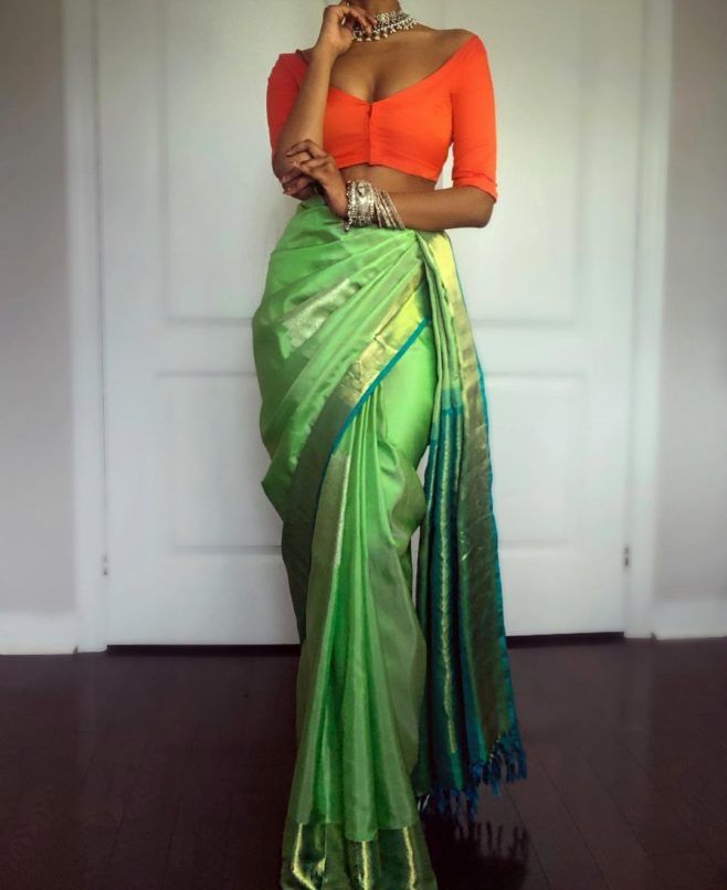 TiaBhuva.com - The TiaBhuva.com Saree Silhouette effect