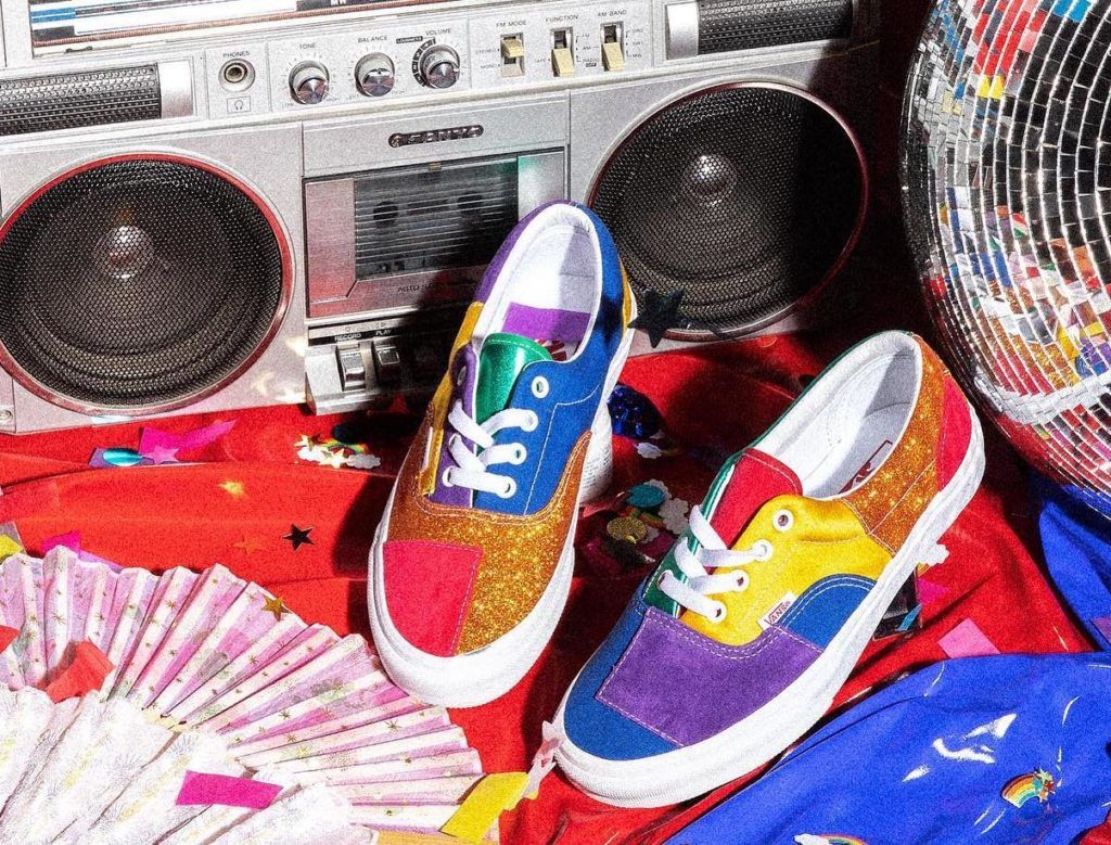 Celebrate Pride in style with these ultra-vibrant rainbow sneakers