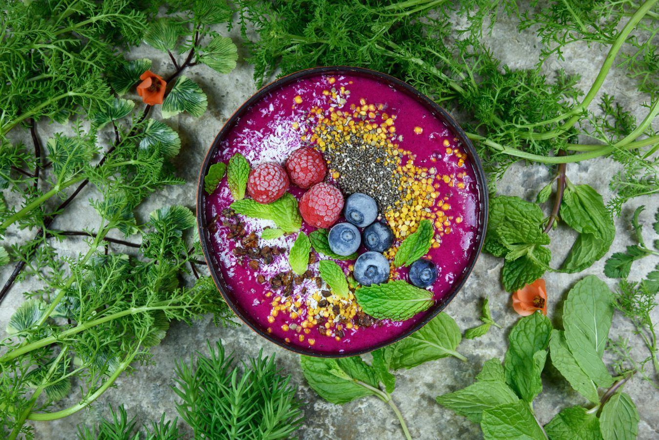 Rainbow smoothie bowls that are equally nutritious and delicious