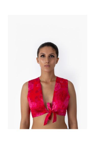 Ekaya Pink Bralette Blouse