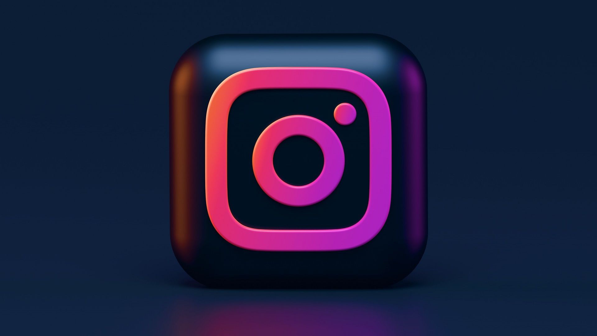 instagram logo black