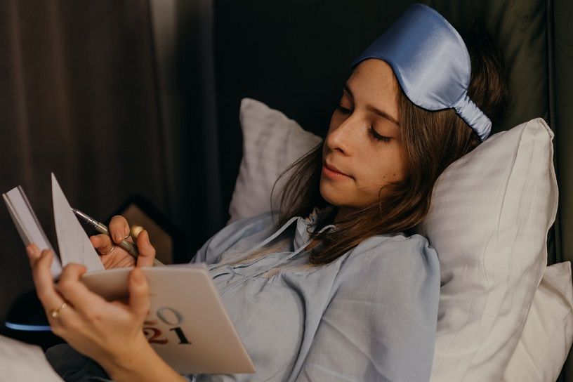 Journaling in bed