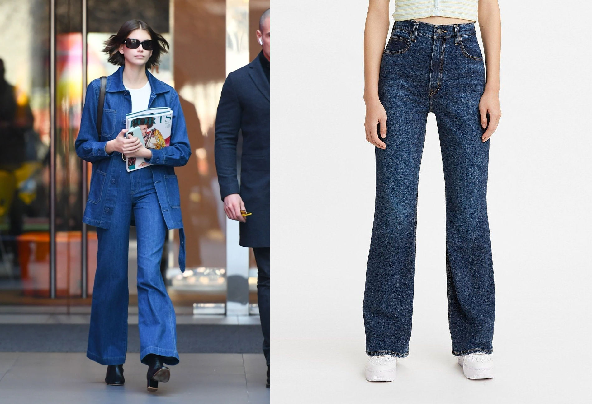 70s denim trend is back! Here's to wear and flaunt flare jeans