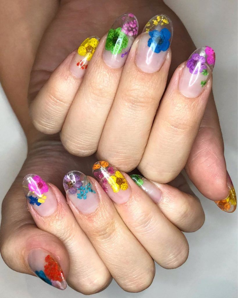 19 top Floral Nails Designs ideas in 2024