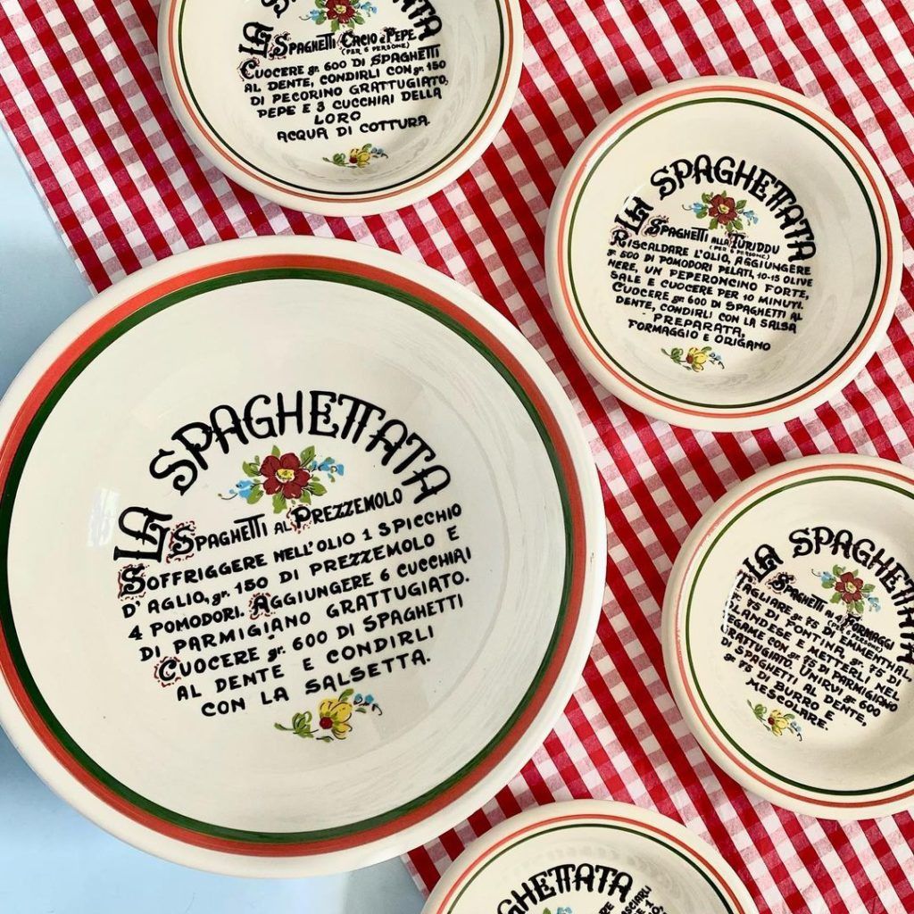 Granny plates are now an essential part of a stylish dining table setting