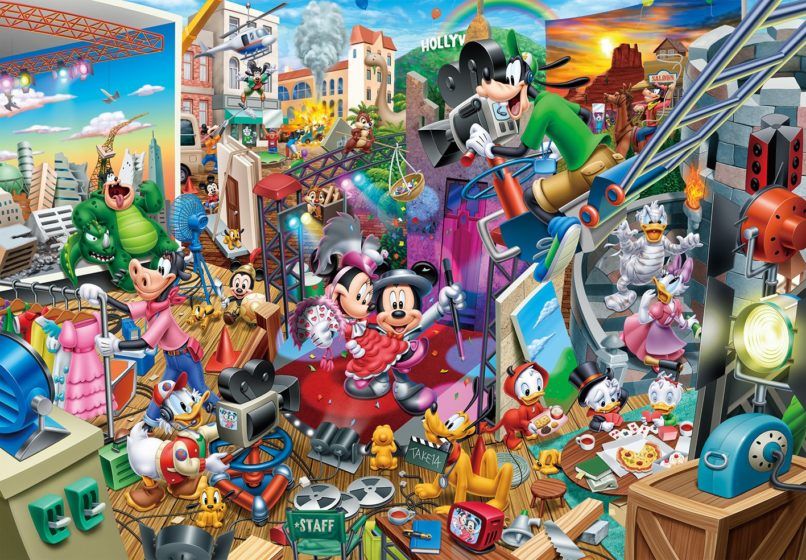Disney Mickey's Movie Studio Jigsaw Puzzle