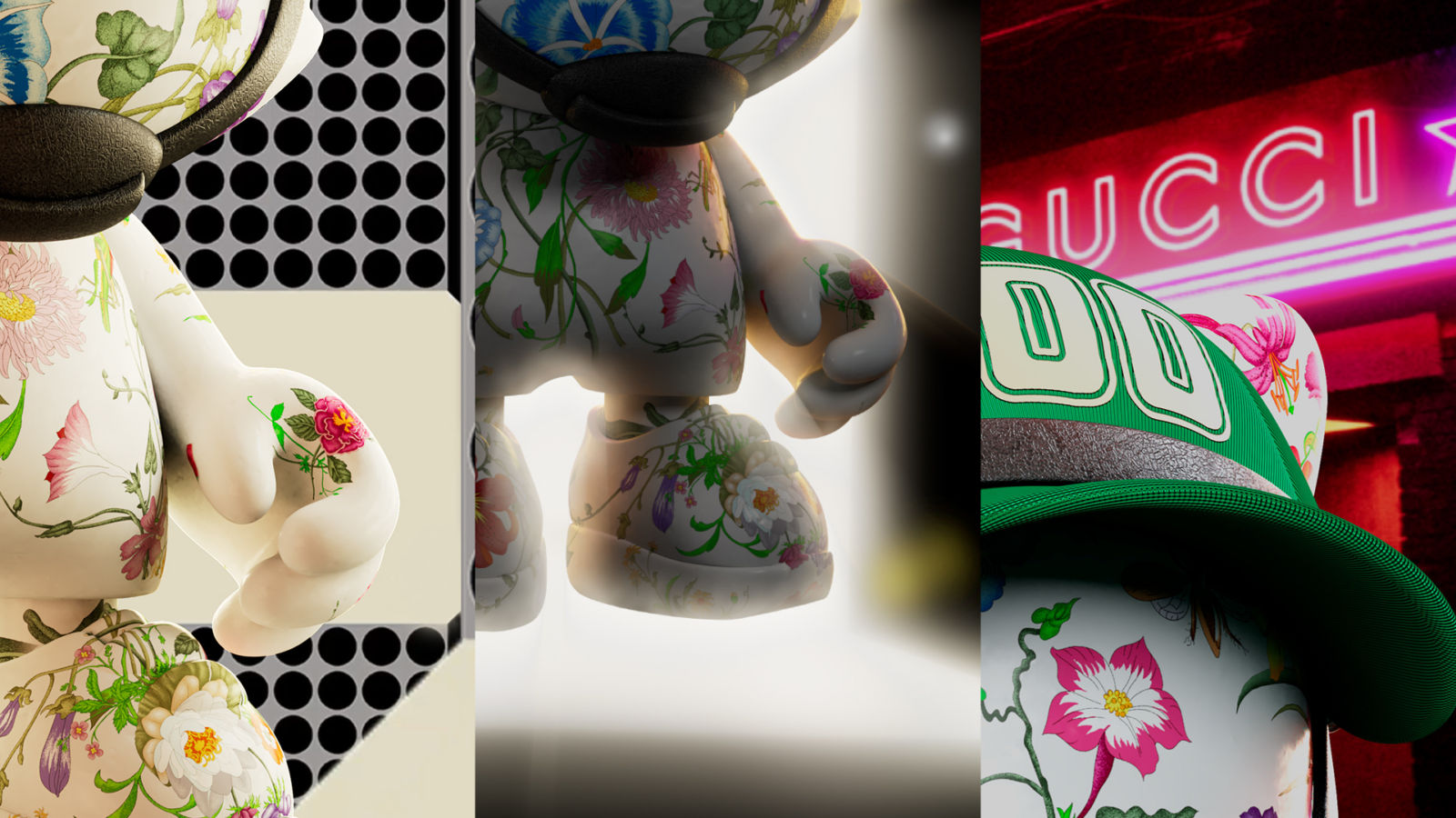 Gucci and Superplastics team up to create NFTs and handmade collectibles called SUPERGUCCI