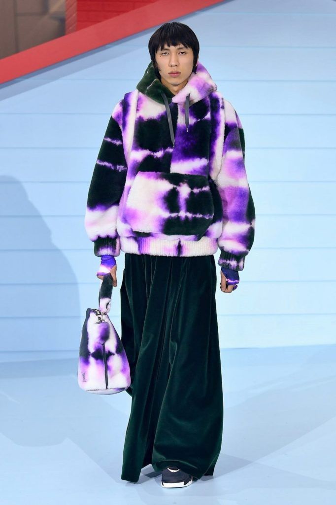 Louis Vuitton Keepall 50 Catwalks 2022-Virgil Abloh Purple Fuschia