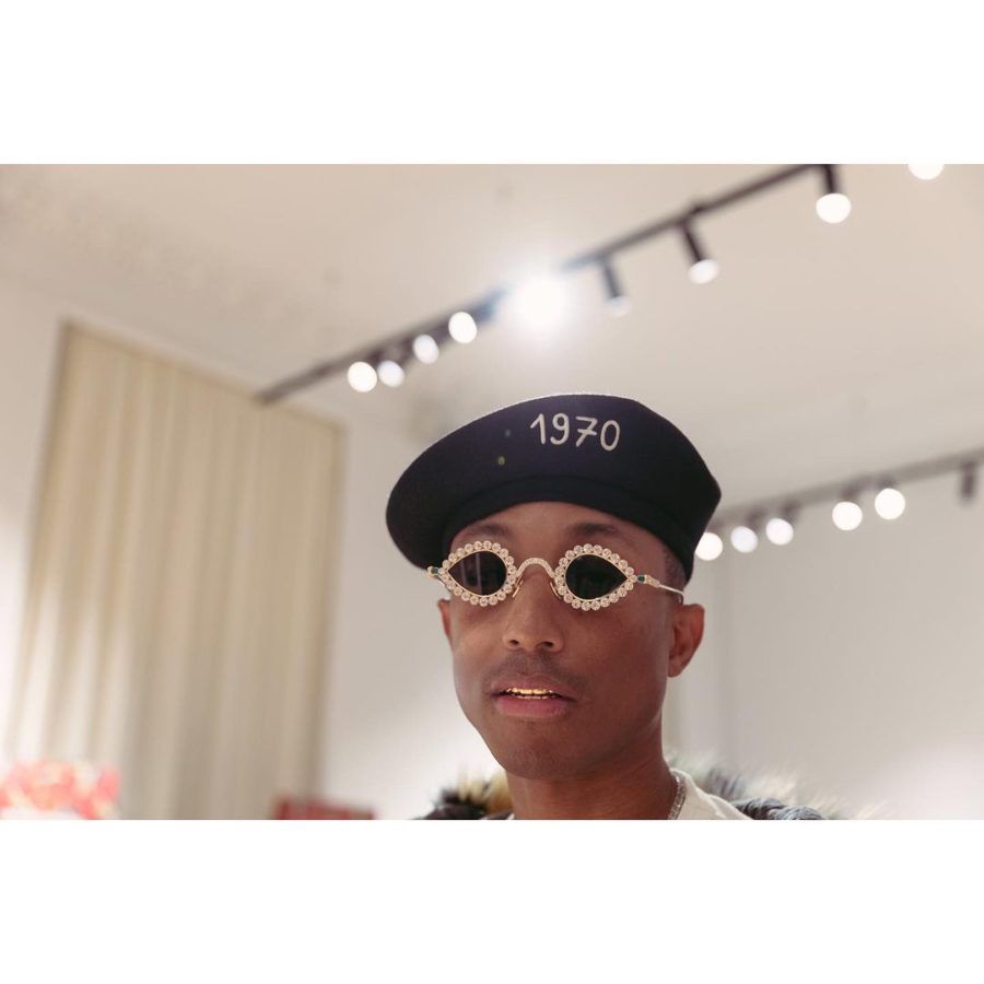 Pharrell's custom Tiffany & Co sunglasses called us poor in many