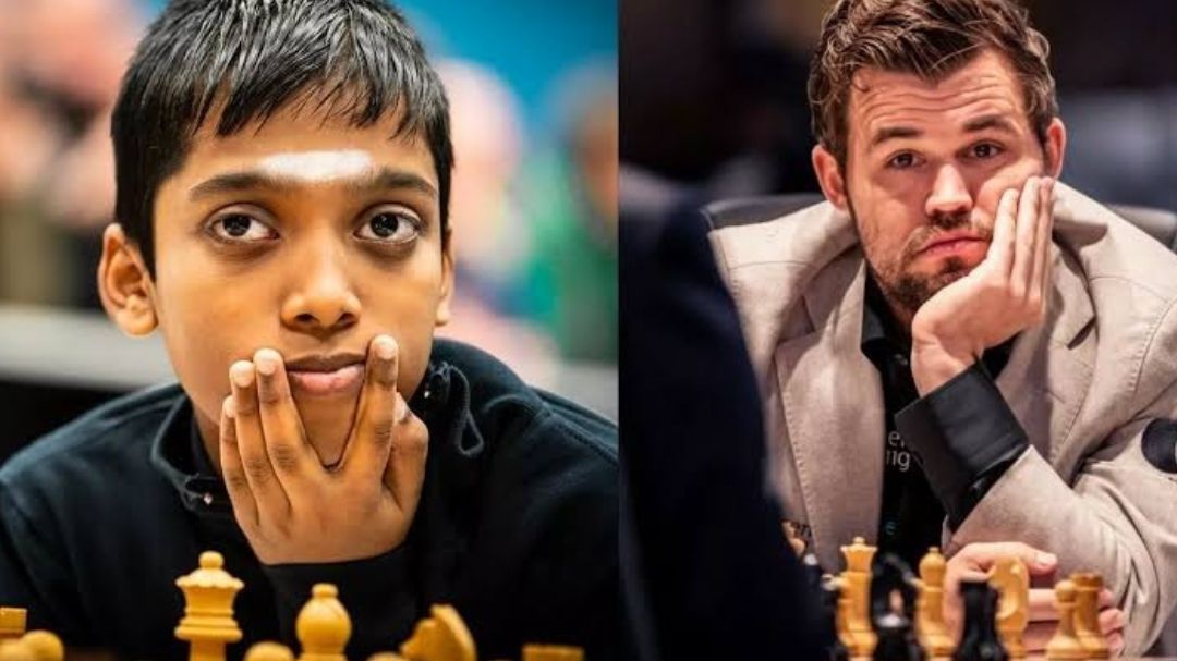 Indian Grand Master R Praggnanandhaa beats Magnus Carlsen