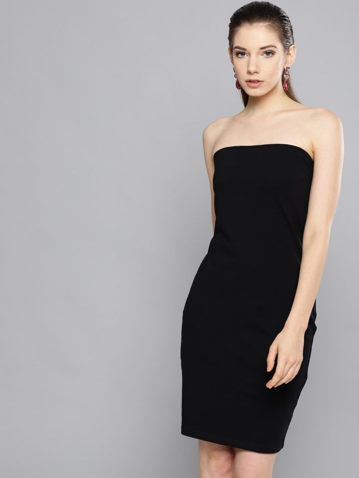 H&M Tube Dress black casual look Fashion Dresses Tube Dresses 