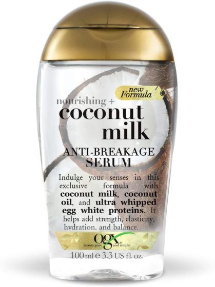 Ogx Coconut milk and oil hair serum for dry hair