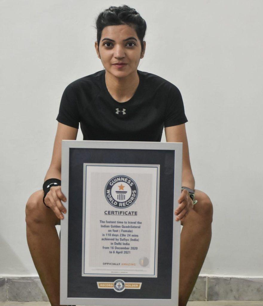 6,000 kms in 110 days: Another Guinness World Record for Delhi-based Sufiya Khan
