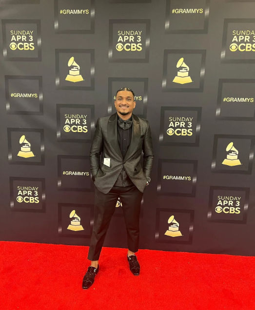 Rapper Divine makes his debut at the 64th Grammy Awards