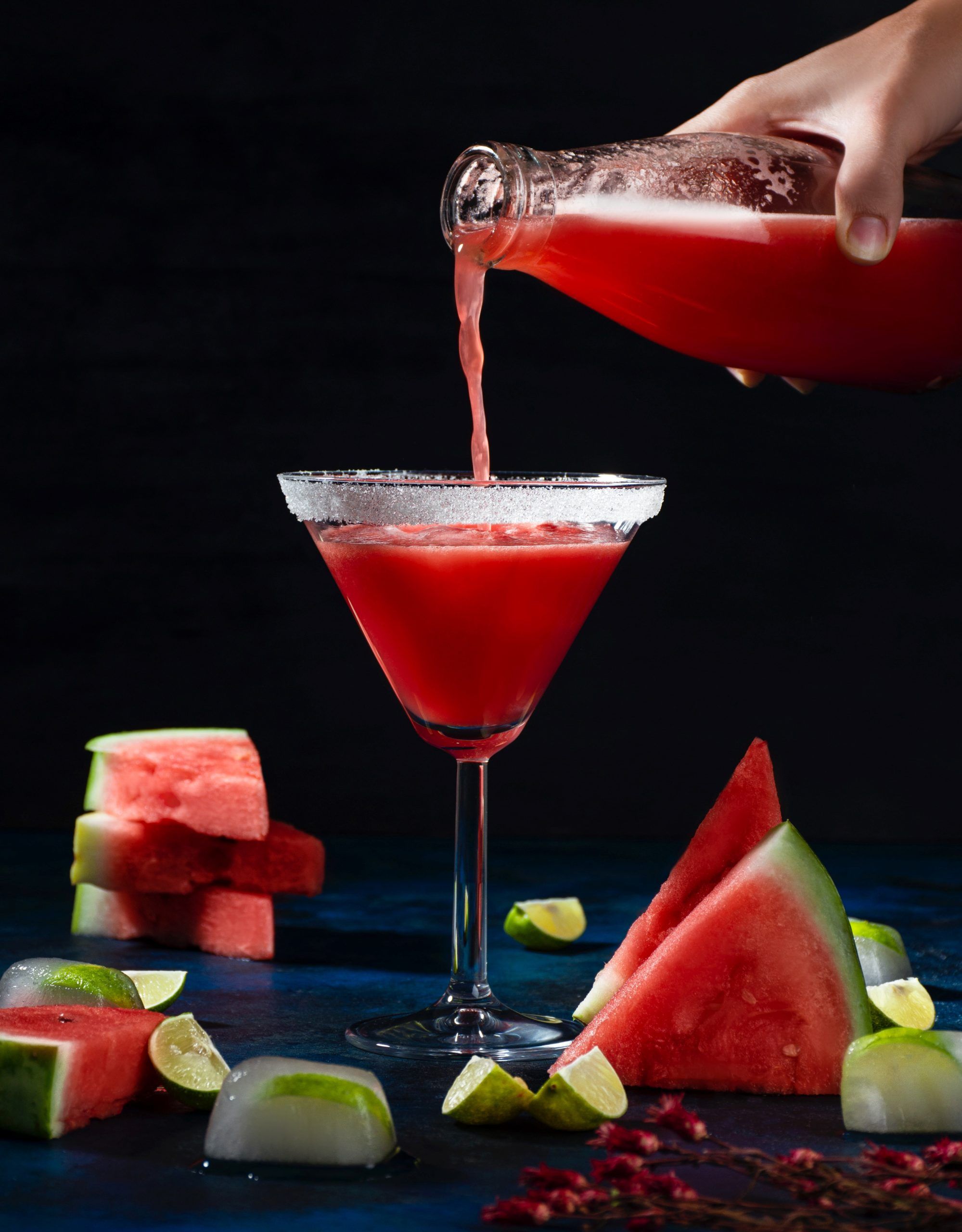 Watermelon cocktails