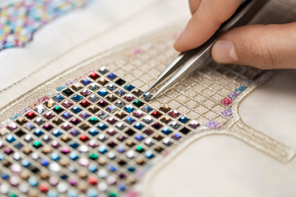 The New Micro Lady Dior Bag is Covered in 1,100 Hand-Applied Rhinestones –  CR Fashion Book