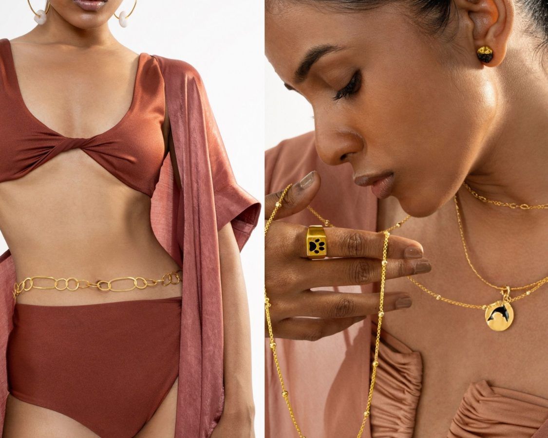 Packing for summer with beach-friendly jewellery from Eurumme X Flirtatious