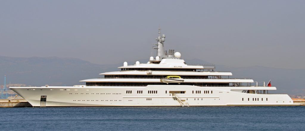 celebrity yachts with helicopters