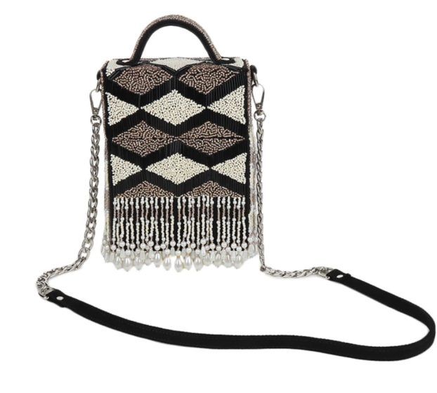 ETHNIC TASSEL PURSE Native American Fringe Leather Bag -  Hong Kong