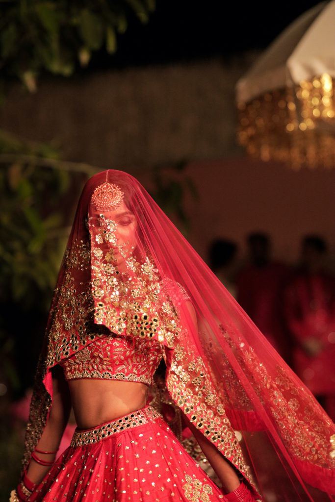 Say yes to red with Abhinav Mishra’s first ever bridal couture collection