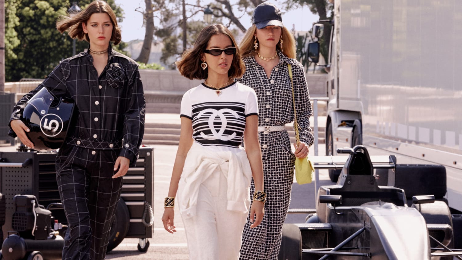 Chanel Cruise show in Monaco was inspired by Formula 1 and the