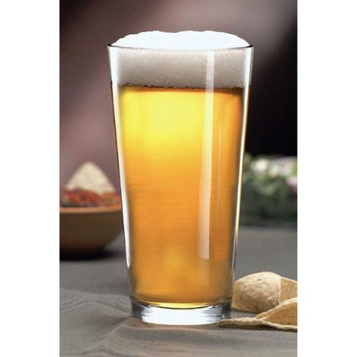 Libbey Pint Glass with Dura Tuff Rim- Set of 4 