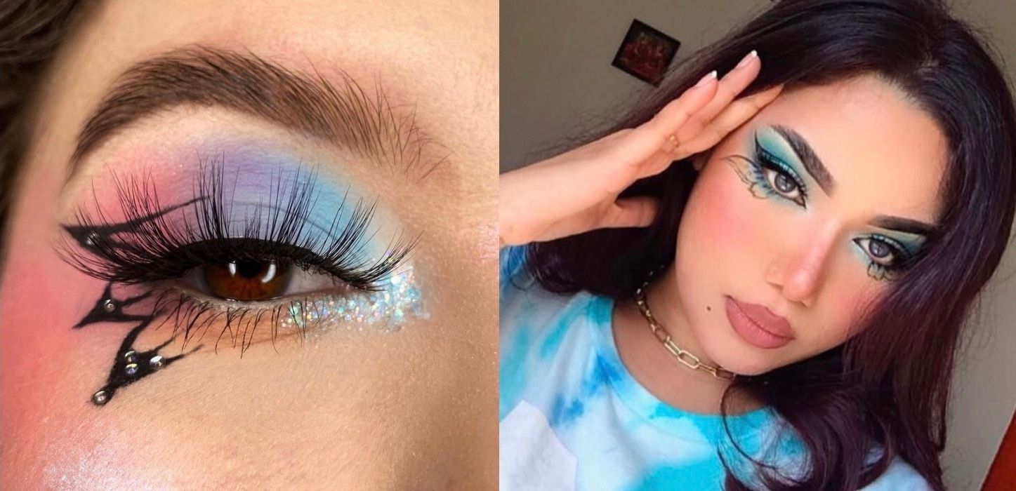 Euphoria store themed makeup