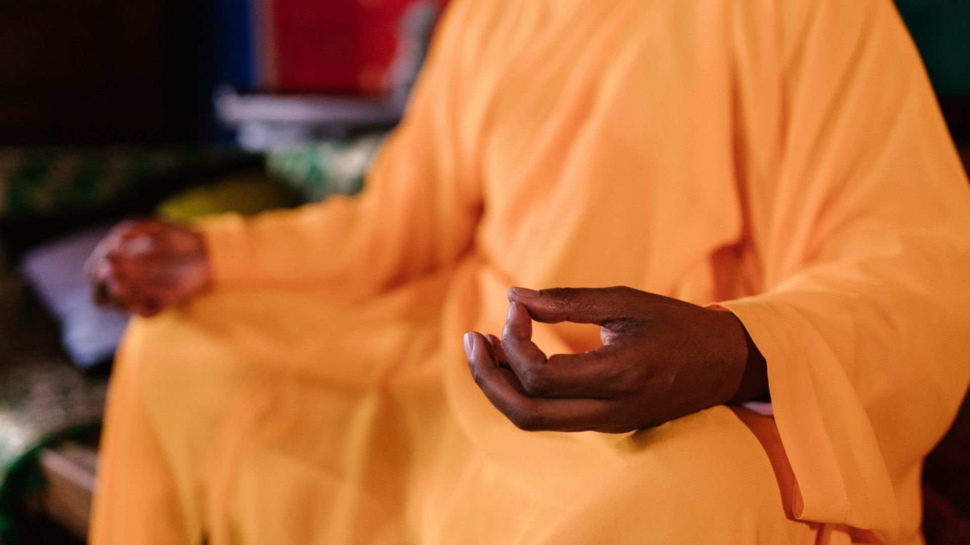 Man in meditation