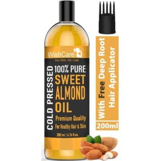 WishCare Cold Pressed Sweet Almond Oil