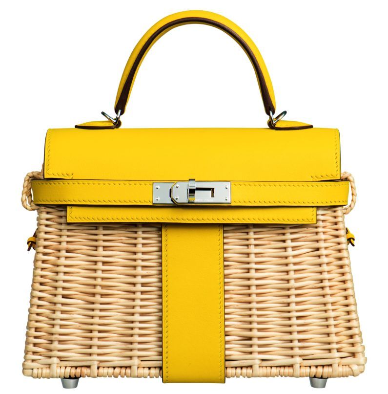 Hermes Kelly e Horse print Hermes picnic basket