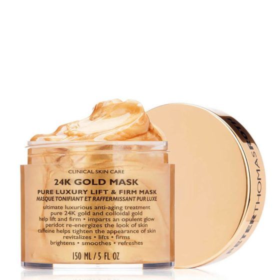 Face mask for firming: the 24 carat gold mask by Peter Thomas Roth 
