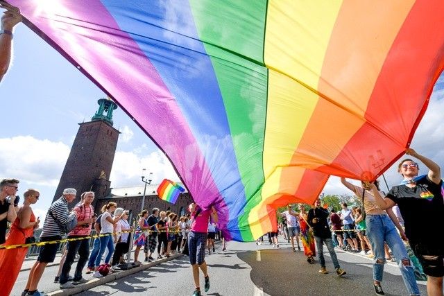 Stockholm, Sweden Pride parade