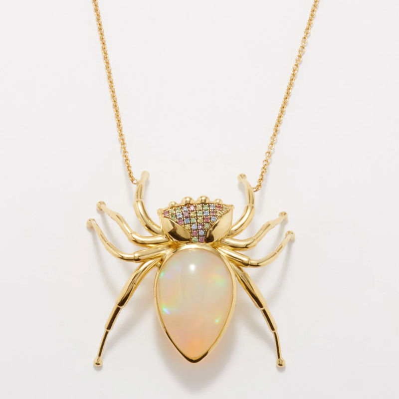 Daniella Villegas Opal & Gold Necklace