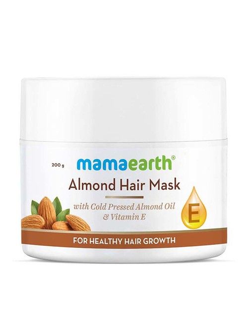 Mamaearth Cold Pressed Almond Oil & Vitamin E Hair Mask