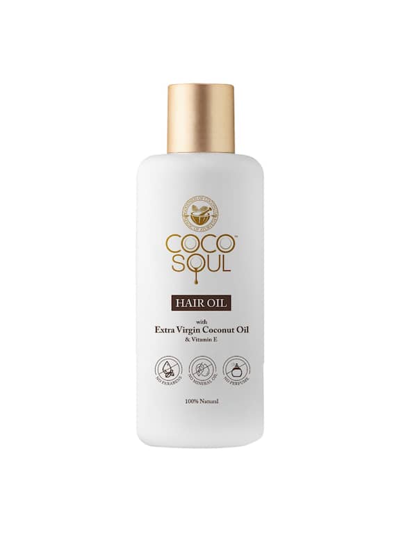 Coco Soul Hair Oil with Extra Virgin Coconut Oil & Vitamin E