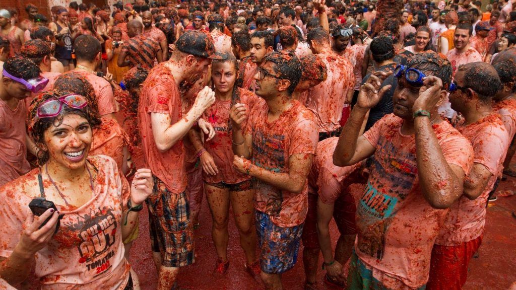 From tomato tossing to playing piggy: Europe’s unusual summer festivals