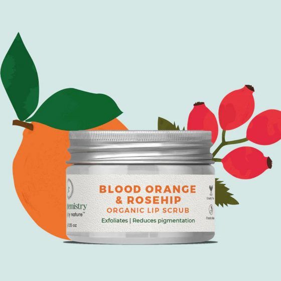 Juicy Chemistry Blood Orange & Rosehip Lip Scrub