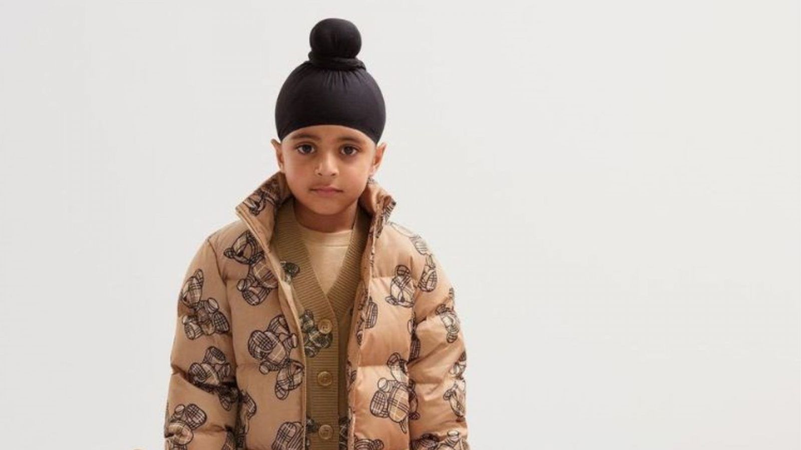 4-year-old Sahib Singh shines as Burberry Children's first Sikh model